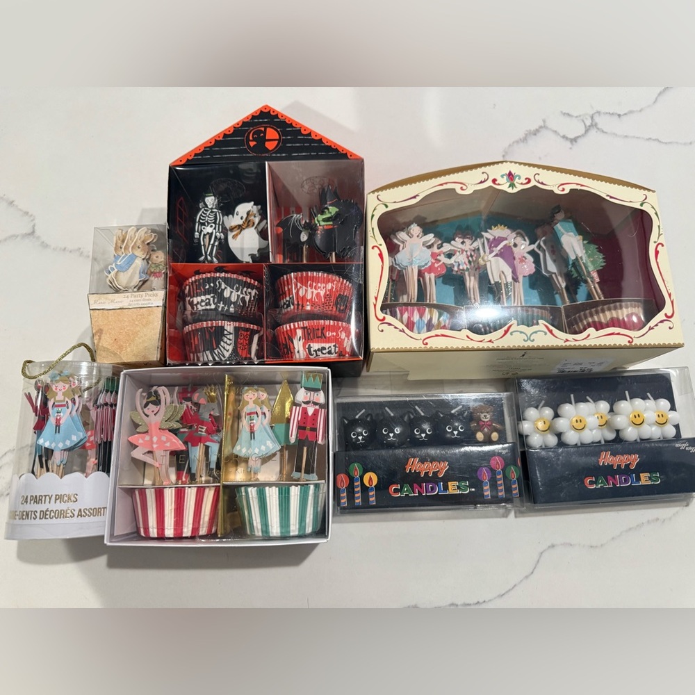 Meri Meri Nutcracker Peter Rabbit Pick Cupcake Candles From Pet Friendly Home
